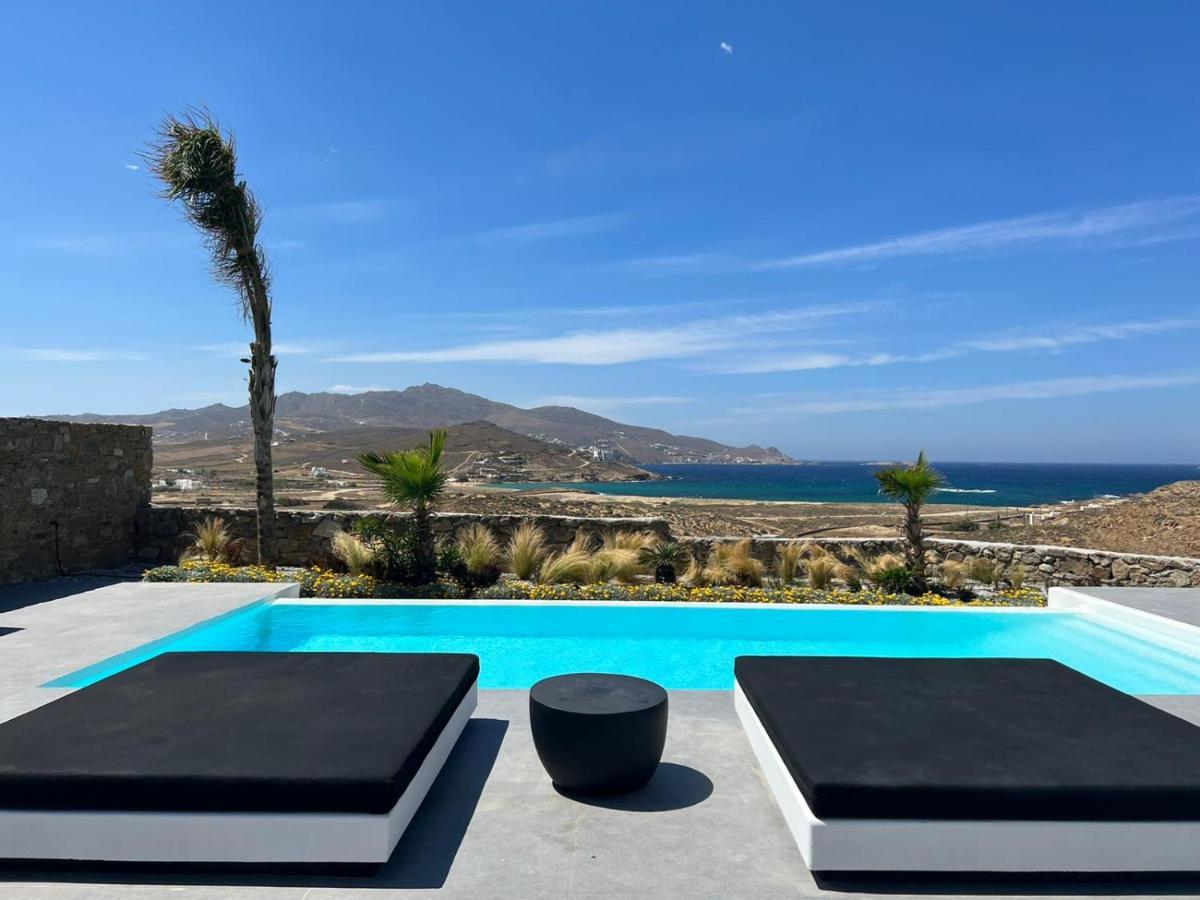 Black And White Villas Ftelia - Mykonos Mykonos Town ภายนอก รูปภาพ