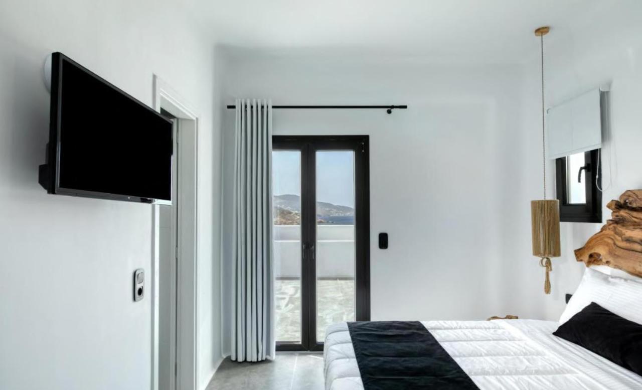 Black And White Villas Ftelia - Mykonos Mykonos Town ภายนอก รูปภาพ