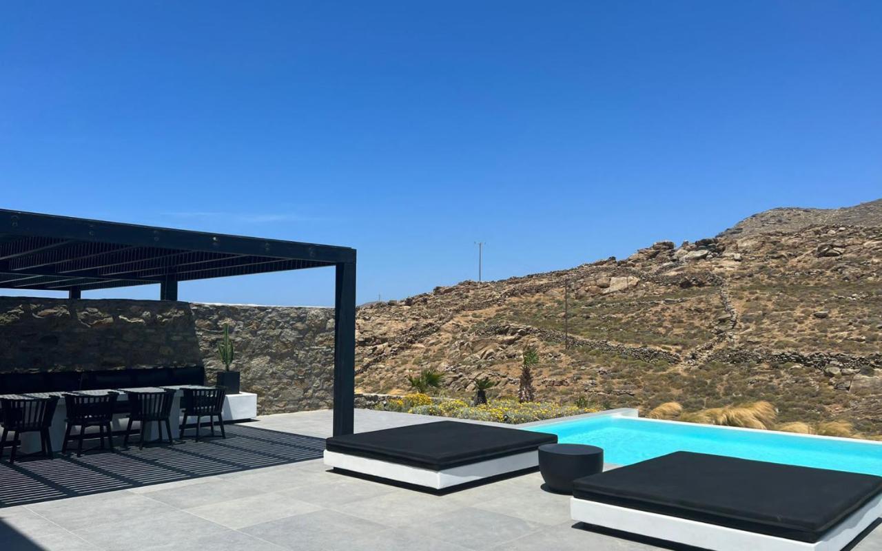 Black And White Villas Ftelia - Mykonos Mykonos Town ภายนอก รูปภาพ