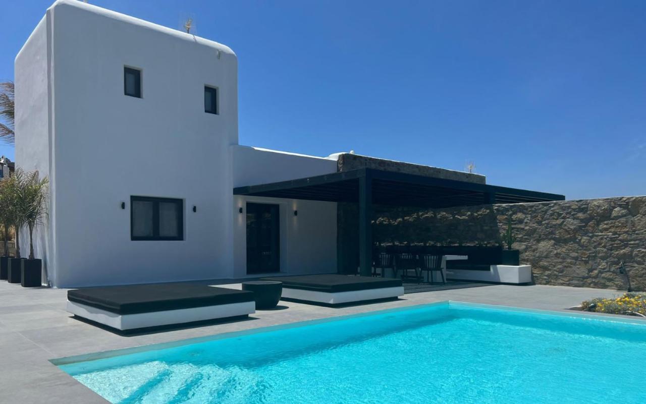 Black And White Villas Ftelia - Mykonos Mykonos Town ภายนอก รูปภาพ