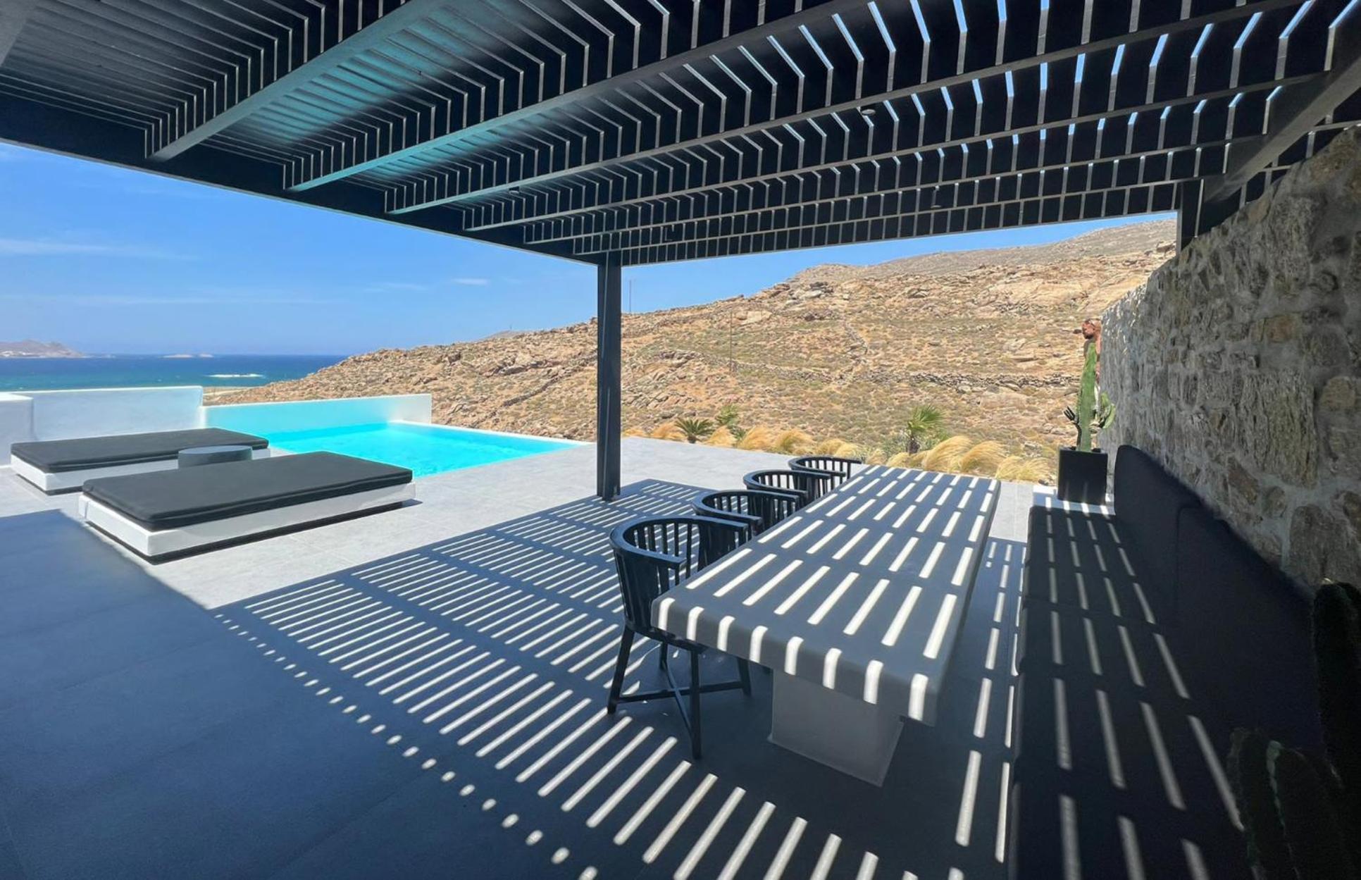 Black And White Villas Ftelia - Mykonos Mykonos Town ภายนอก รูปภาพ