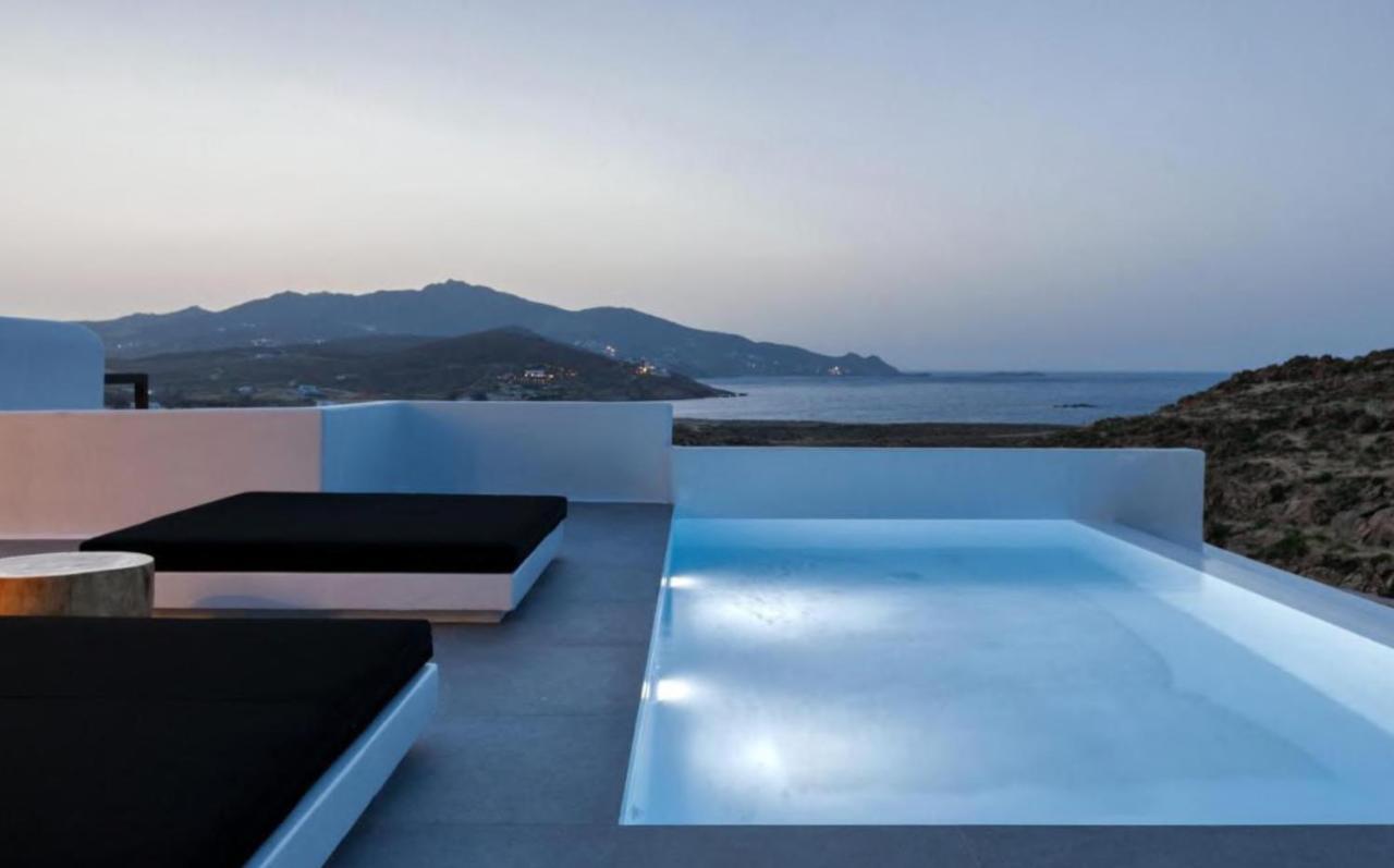 Black And White Villas Ftelia - Mykonos Mykonos Town ภายนอก รูปภาพ
