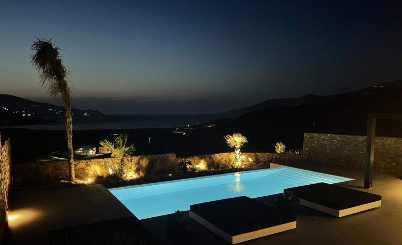 Black And White Villas Ftelia - Mykonos Mykonos Town ภายนอก รูปภาพ