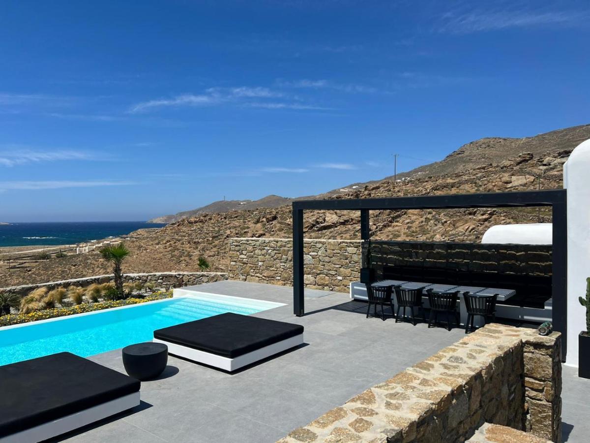 Black And White Villas Ftelia - Mykonos Mykonos Town ภายนอก รูปภาพ