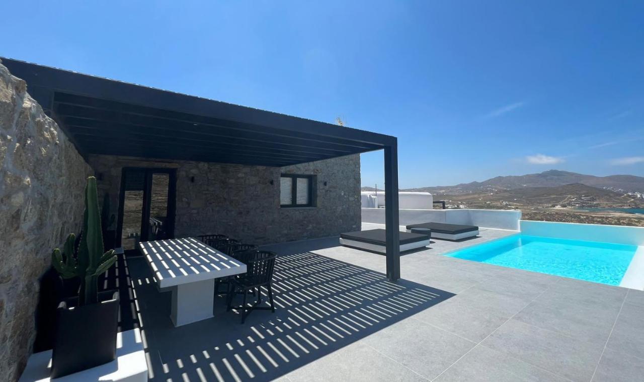 Black And White Villas Ftelia - Mykonos Mykonos Town ภายนอก รูปภาพ
