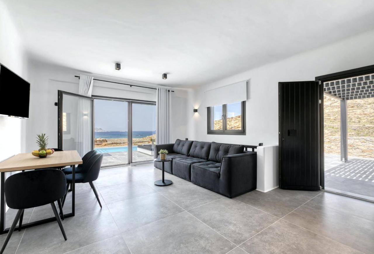 Black And White Villas Ftelia - Mykonos Mykonos Town ภายนอก รูปภาพ
