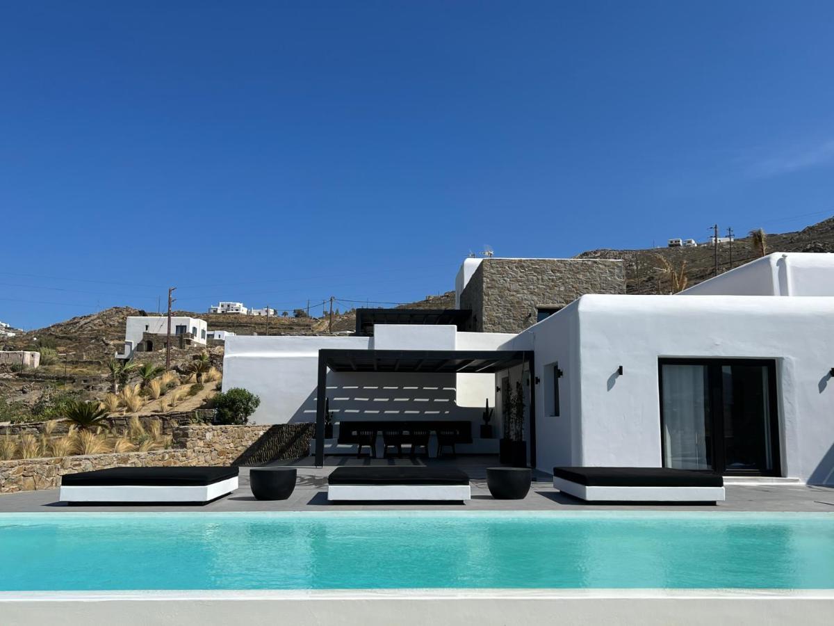 Black And White Villas Ftelia - Mykonos Mykonos Town ภายนอก รูปภาพ