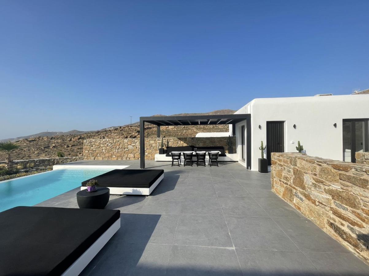 Black And White Villas Ftelia - Mykonos Mykonos Town ภายนอก รูปภาพ