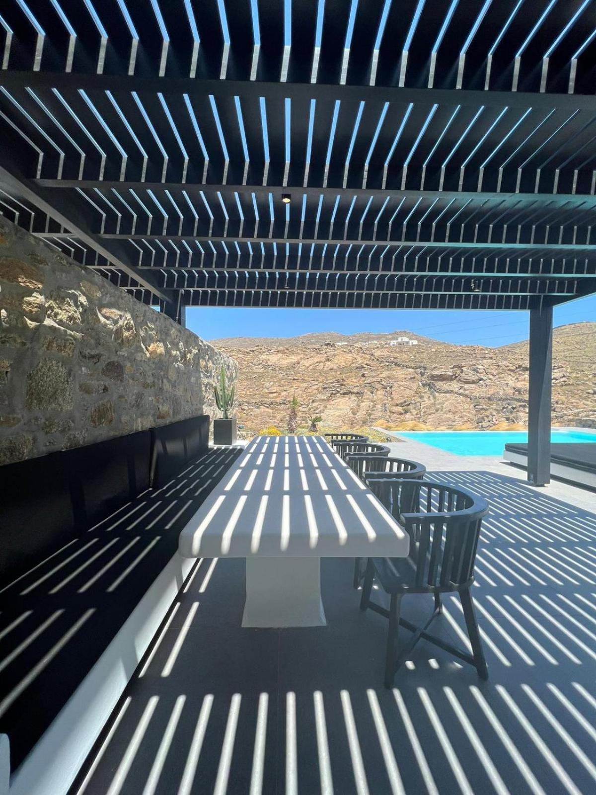 Black And White Villas Ftelia - Mykonos Mykonos Town ภายนอก รูปภาพ