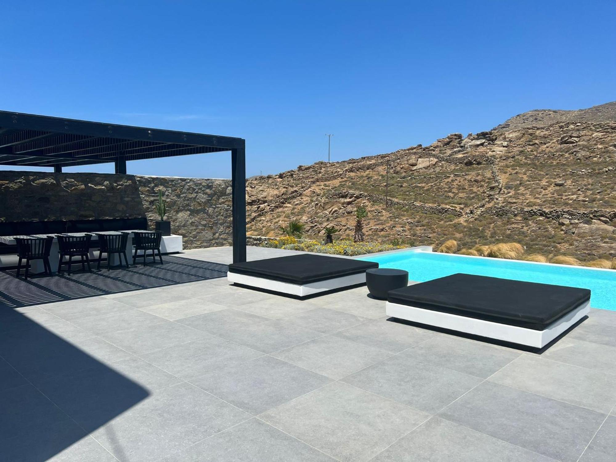 Black And White Villas Ftelia - Mykonos Mykonos Town ภายนอก รูปภาพ